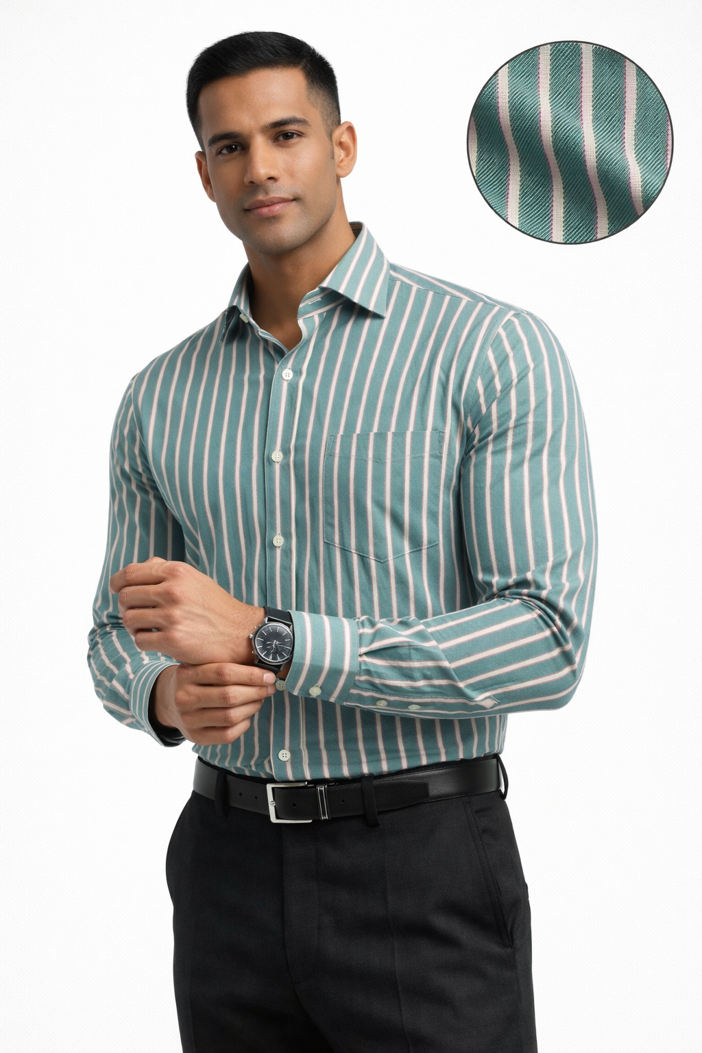 Oxford Cotton Shirt - Striped