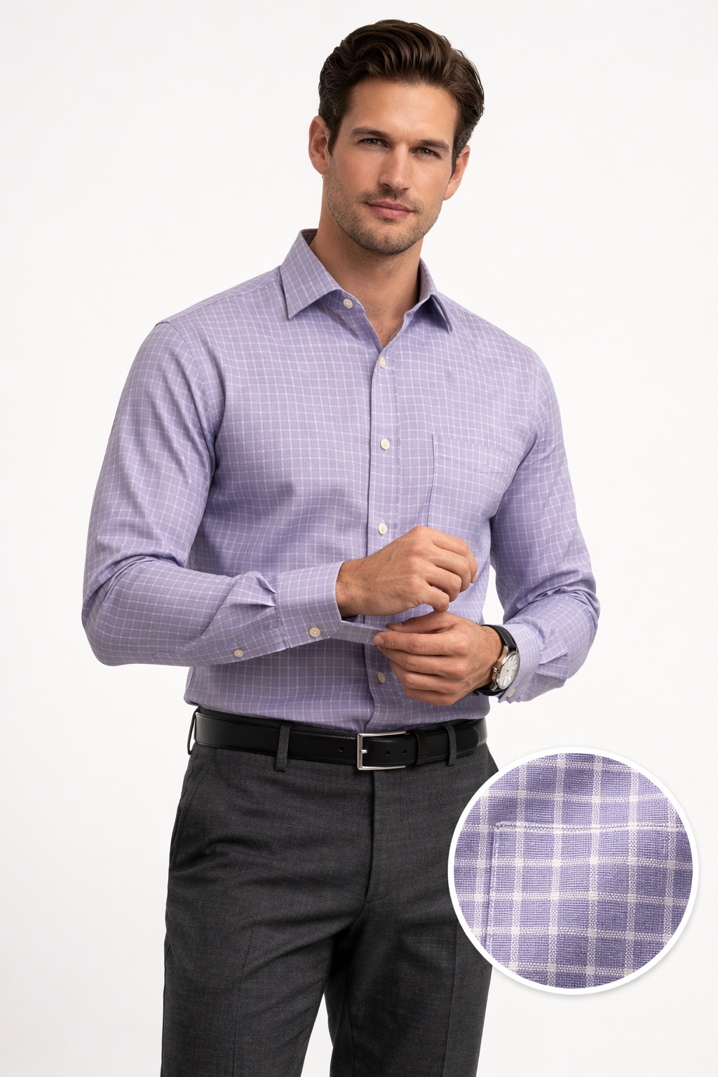 Premium Cotton Check Shirt